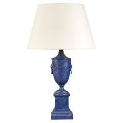 Tole Lamp Simulating Lapis Lazuli