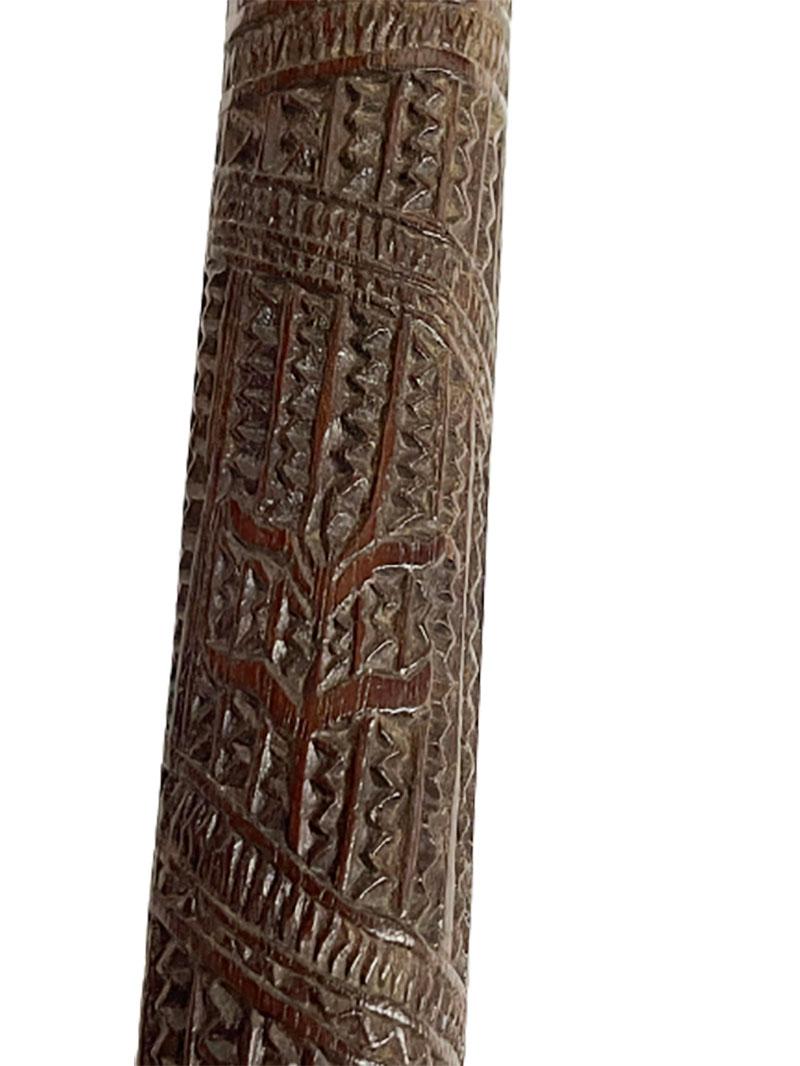 Polynesian Tonga Pakipaki War Club, Polynesia, 18th Century For Sale