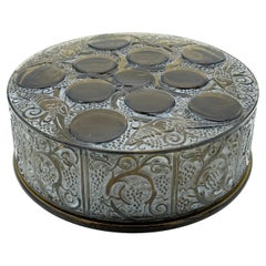 Un vetro Topazio Roger Art Déco  Boxe di R.Lalique