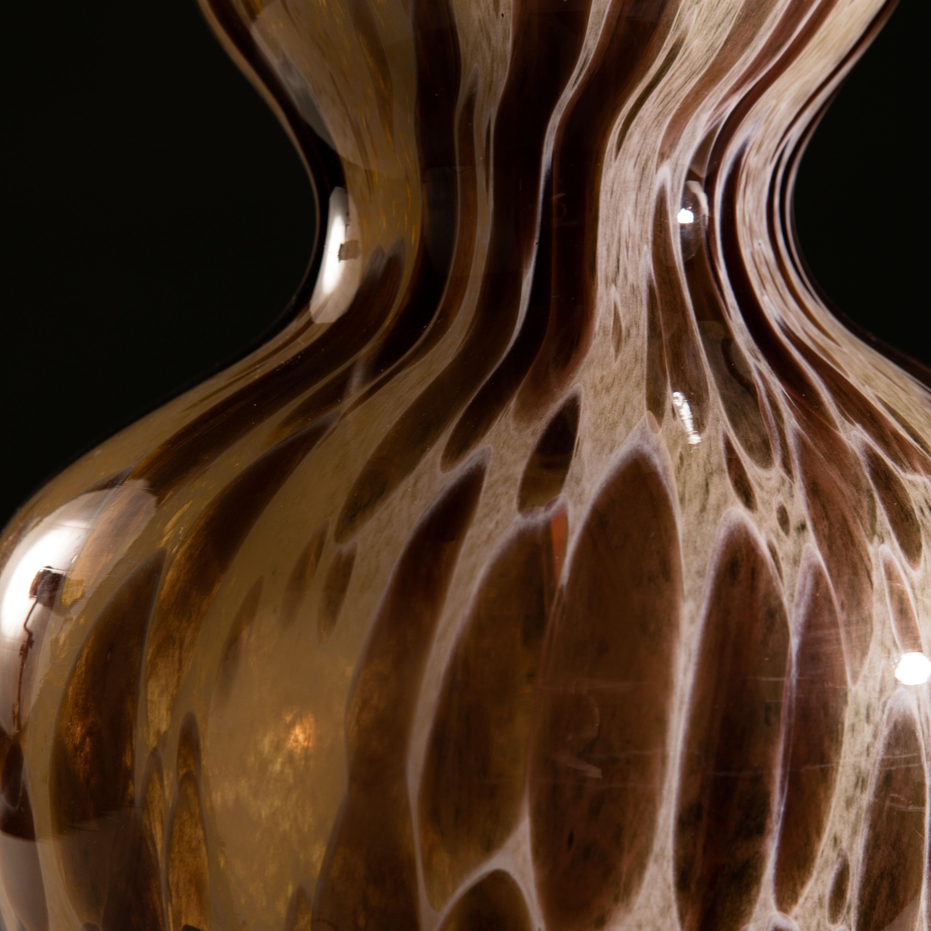 tortoiseshell glass lamp