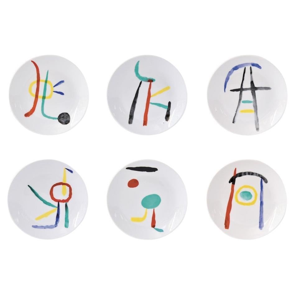 À Toute Épreuve Bread and Butter Plate Set by Joan Miro