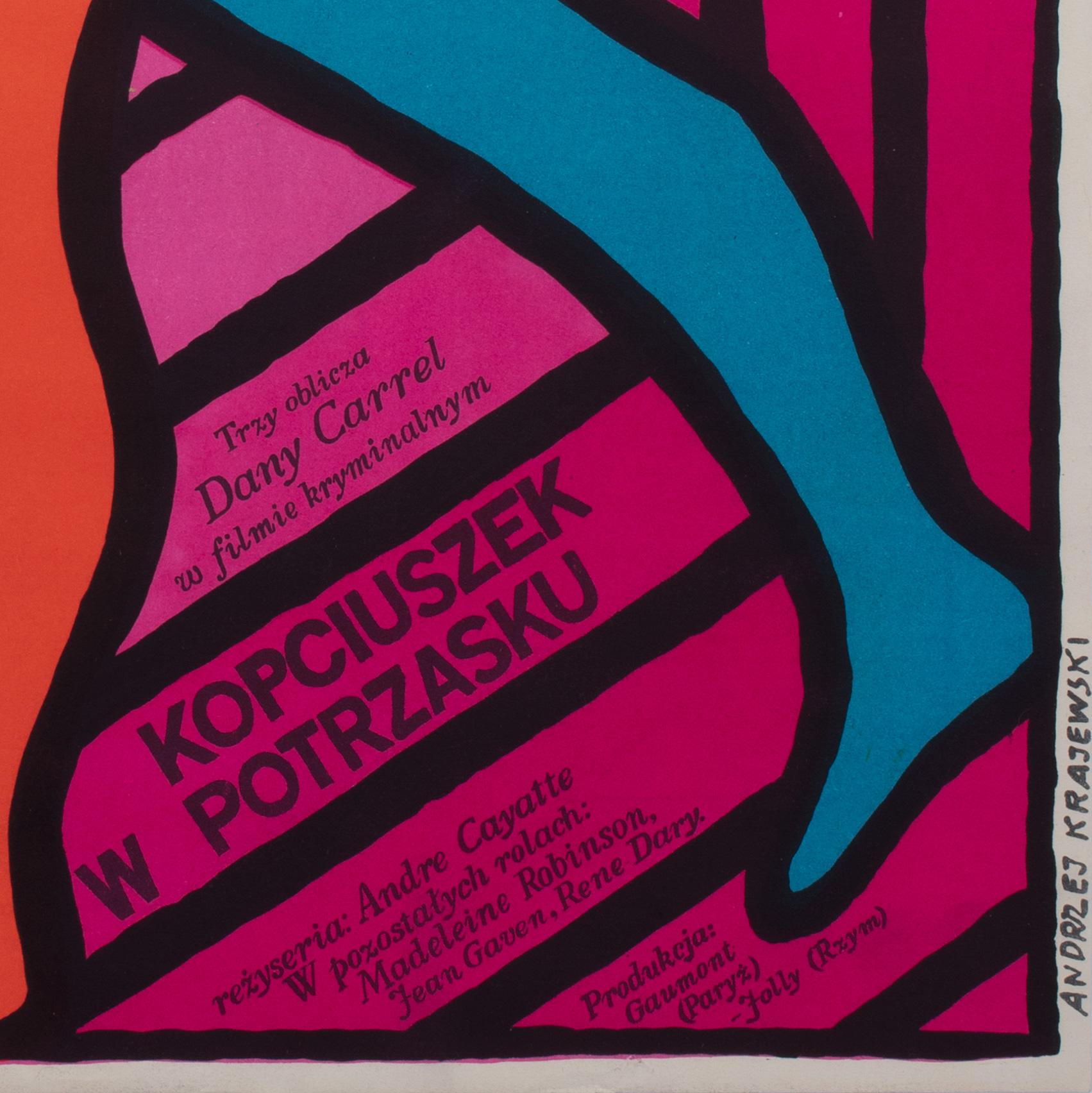 Un piège pour Cendrillon 1967 Affiche du film polonais A1, Andrzej Krajewski en vente 2