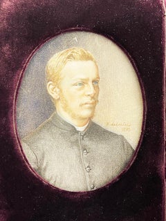 Travel Pouch with Portraits of Missionary Father Felix Westerwoudt, 1898