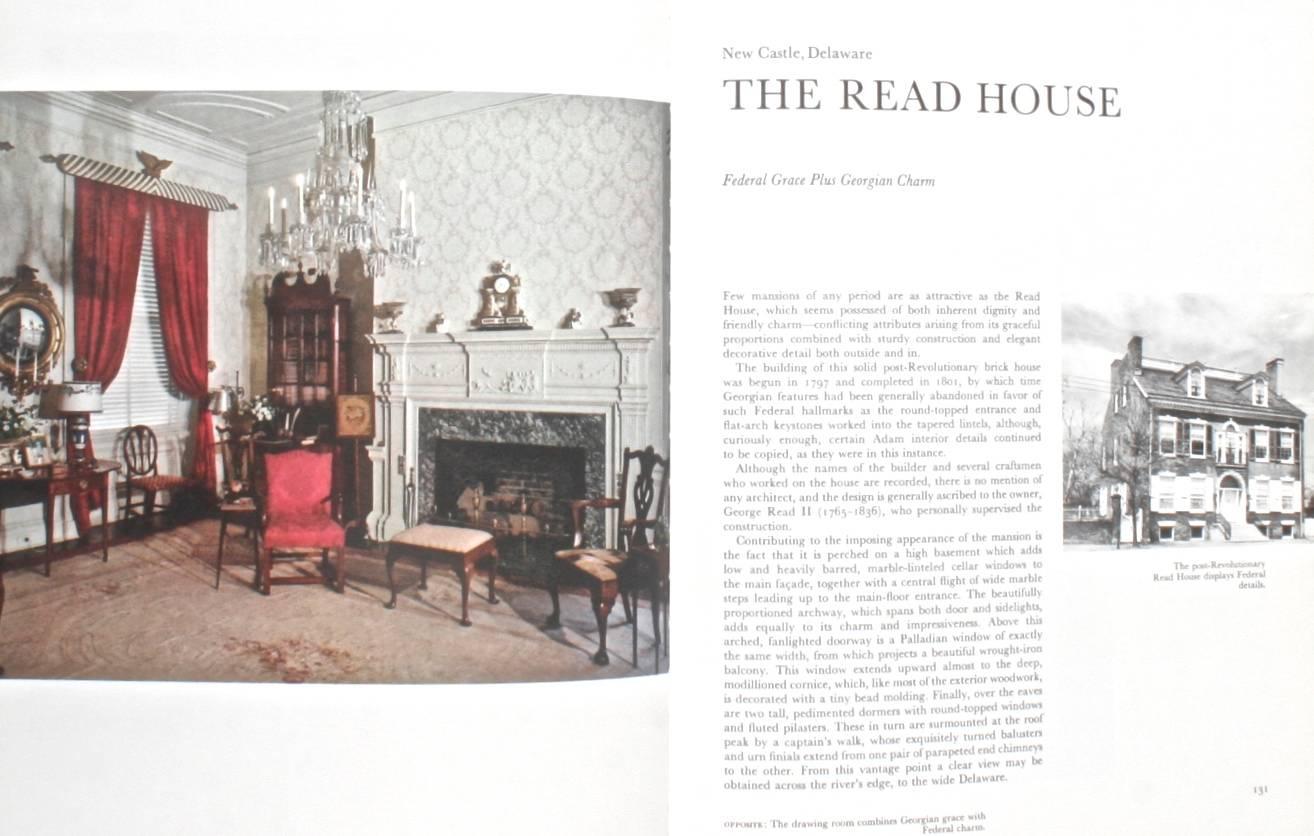 A Treasury of Great American Houses by Henry Lionel Williams and Ottalie K. Williams. New York: G.P. Putnam's Sons, 1970. Stated first edition hardcover with dust jacket. 295 pp. A large book with 30 distinguished houses in America. They range in