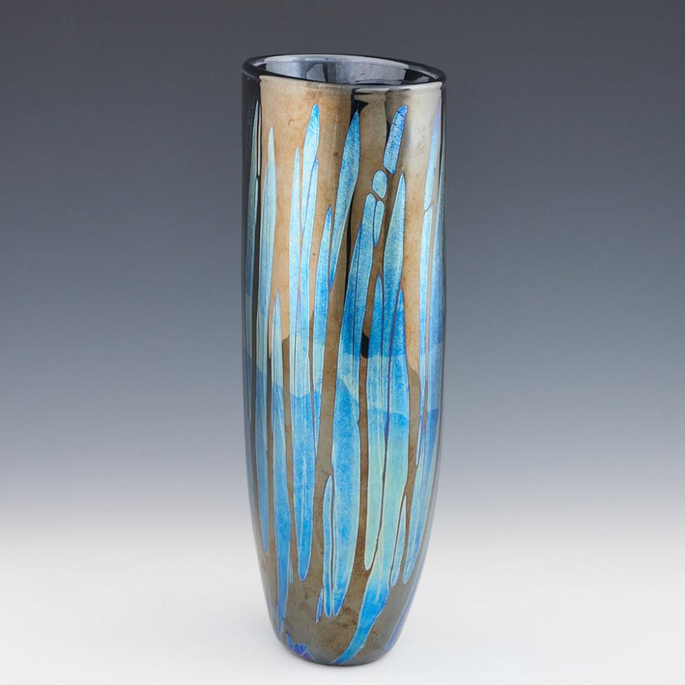 Trial Signed Timothy Harris Isle of Wight Zig Zag Vase, 2011 In Good Condition In Tunbridge Wells, GB