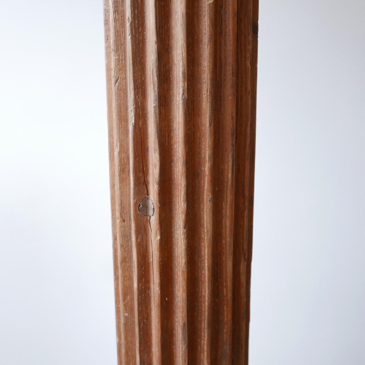 A Trio of Antique French Wooden Columns In Good Condition In London, GB