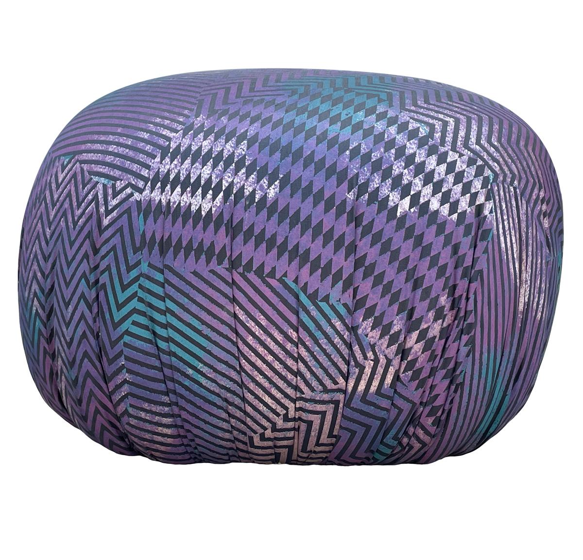 Trio de poufs ou repose-pieds italiens modernes du milieu du siècle dernier, ensemble de 3 pièces Bon état - En vente à Philadelphia, PA