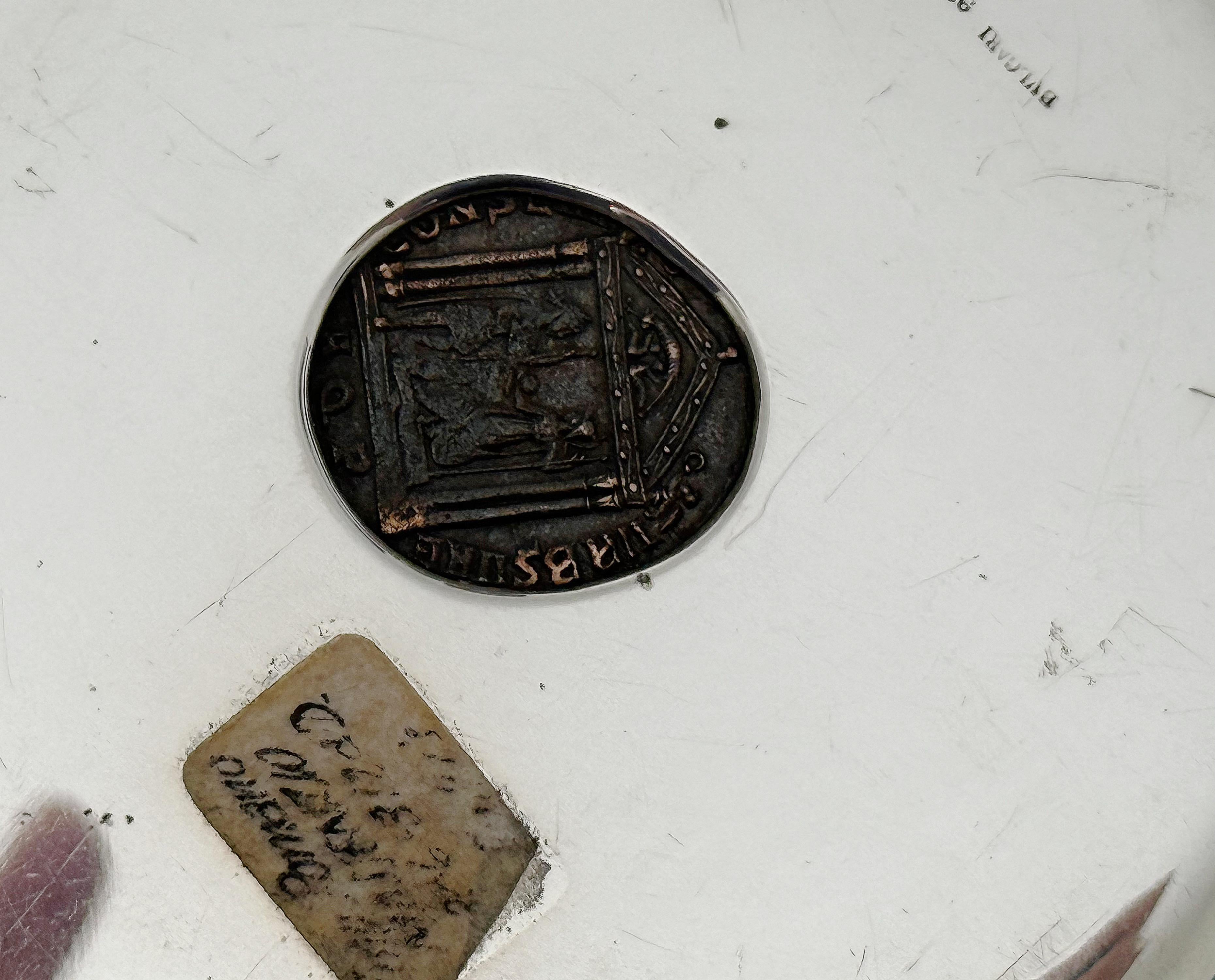 A trio of rare sterling silver pieces with ancient Roman coins, Bulgari 20th c For Sale 5