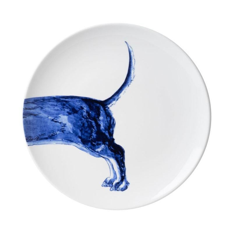 Ein Triptychon von Wandtellern mit einer Dackelszene (21. Jahrhundert und zeitgenössisch) im Angebot