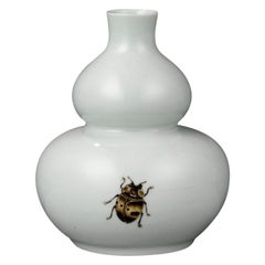 ‘Trompe L’oeil’ Porcelain Double-Gourd Vase by Middle Kingdom Porcelain