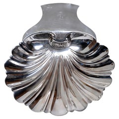 A Trophy Old Sheffield Scallop Shell Shaped Serving Dish by Henry Wilkinson & Co