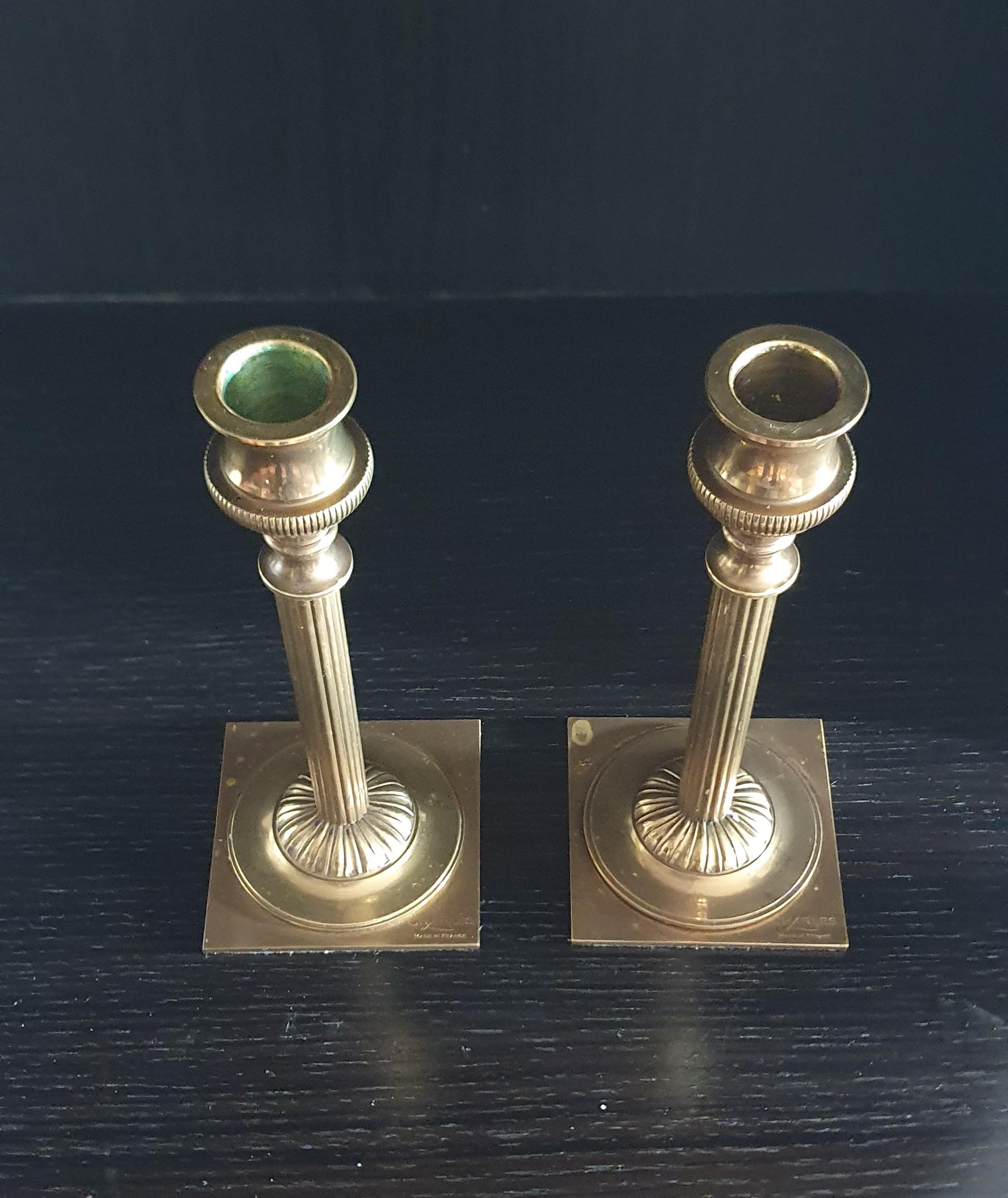 Un par de candelabros de bronce de la Maison Charles, únicos en su género y hechos a mano en venta 5
