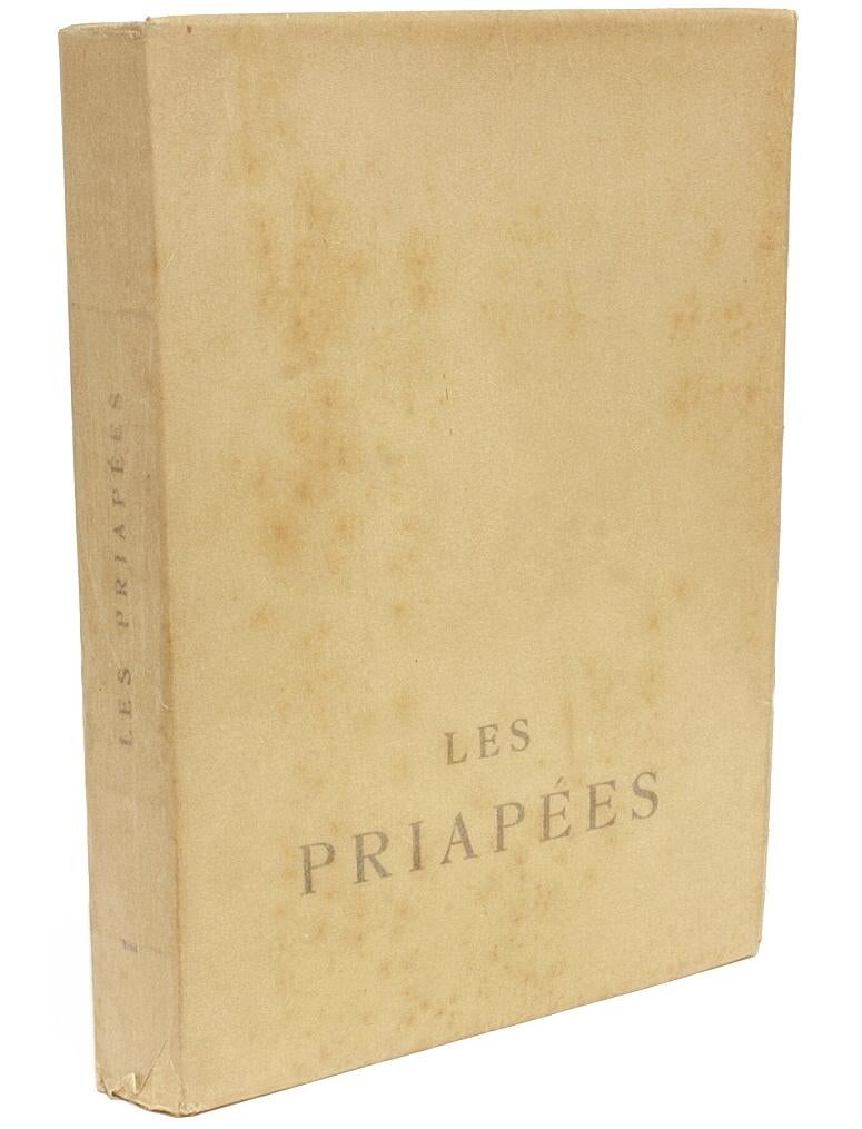 AUTHOR: A. T'Serstvens - Georges Gorvel - M. Bousquet. 

TITLE: Les Priapees. Traduites du Latin par A. t Serstevens. Cinq planches sur cuivre gravees par Georges Gorviel d apres les modeles antiques. Dessins originaux de M.