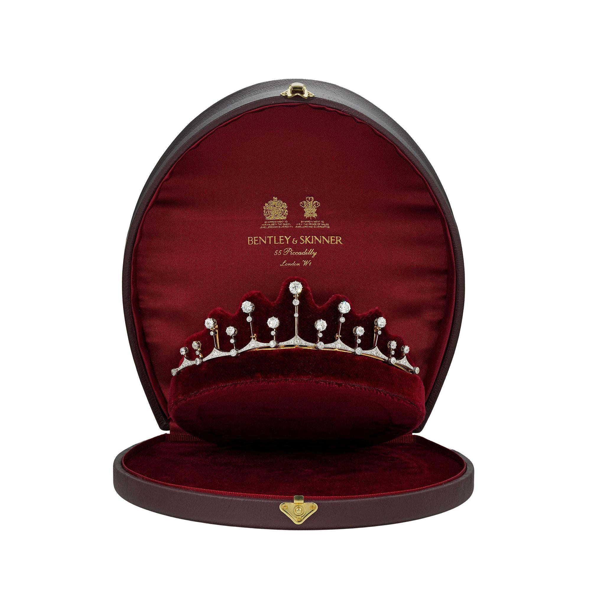 A turn of 20th century diamond fringe tiara/necklace For Sale 2