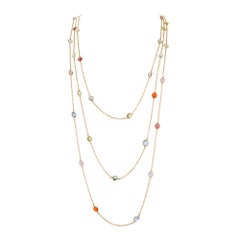A Turn-of-the-Century multi-gem guard chain