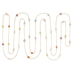 A Turn-of-the-Century multi-gem guard chain