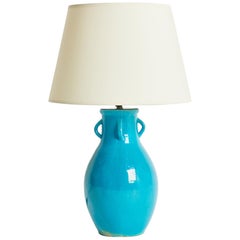 Turquoise Blue Table Lamp by Primavera