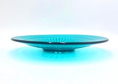 Turquoise Platter, Poland, 1970s