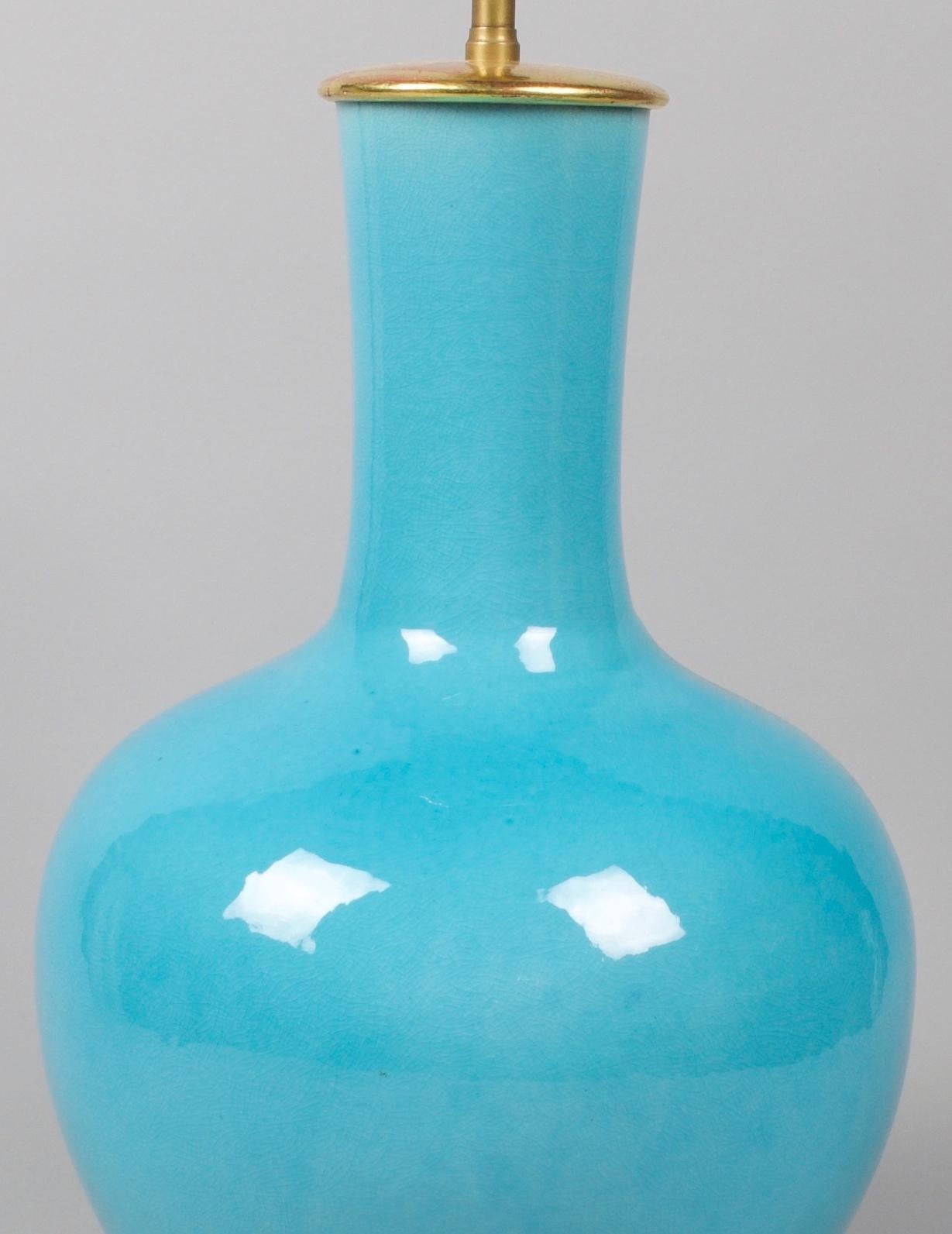 turquoise lamp base