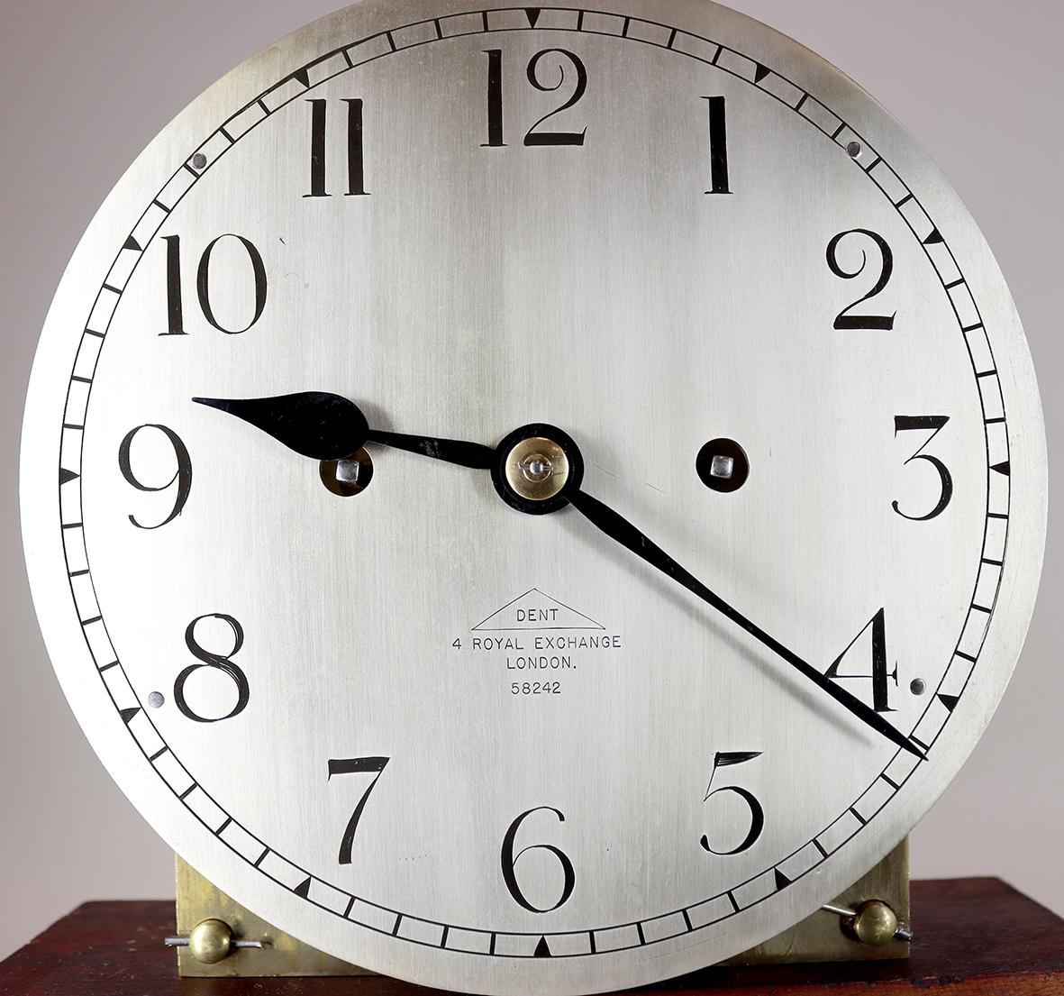 Brass A Twin Fusee Bracket Clock By Dent