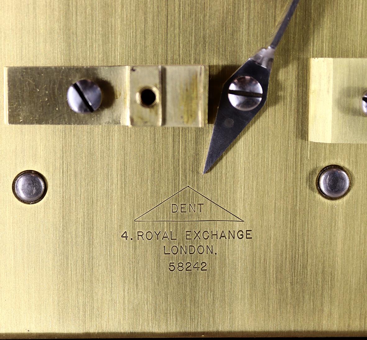 A Twin Fusee Bracket Clock By Dent For Sale 4