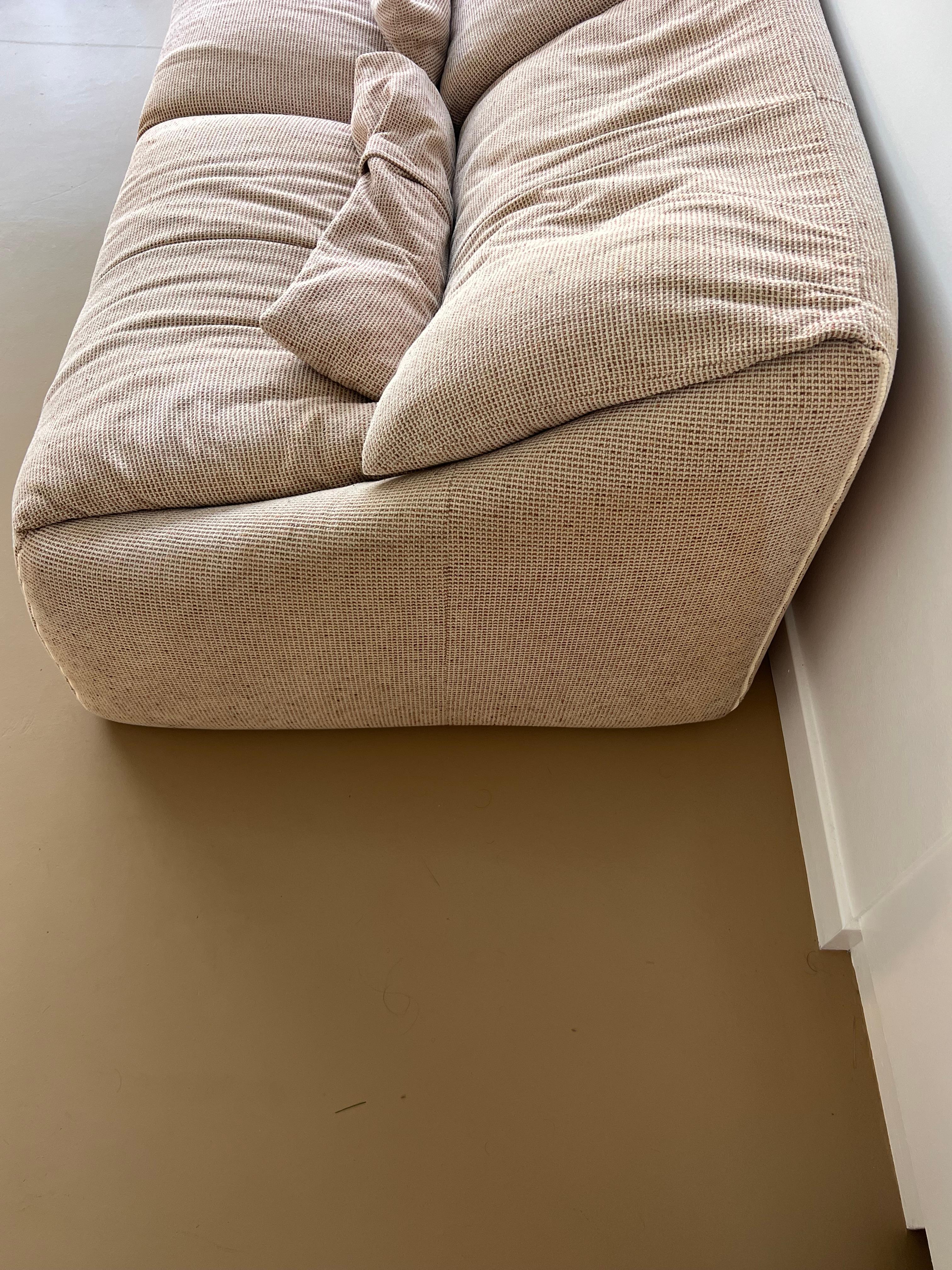 A two-seater “Plumy” sofa by Annie Hiéronimus for Cinna, France circa 1979 4