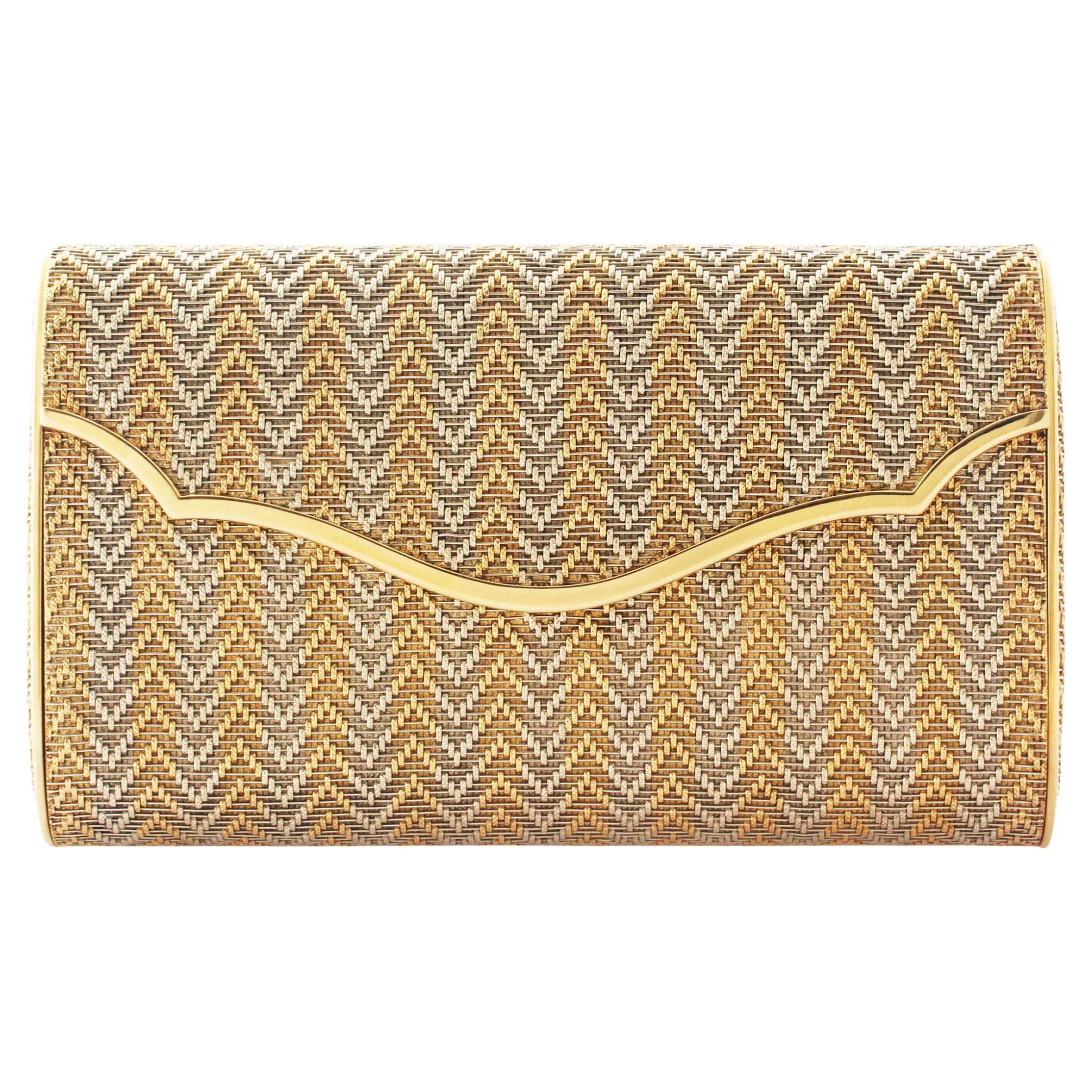 Two Tone Gold Evening Bag by Patek Philippe