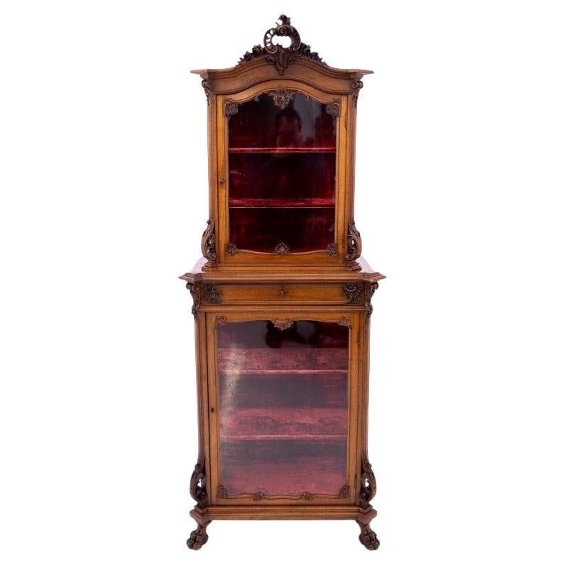 A unique cabinet, France, circa 1890.
