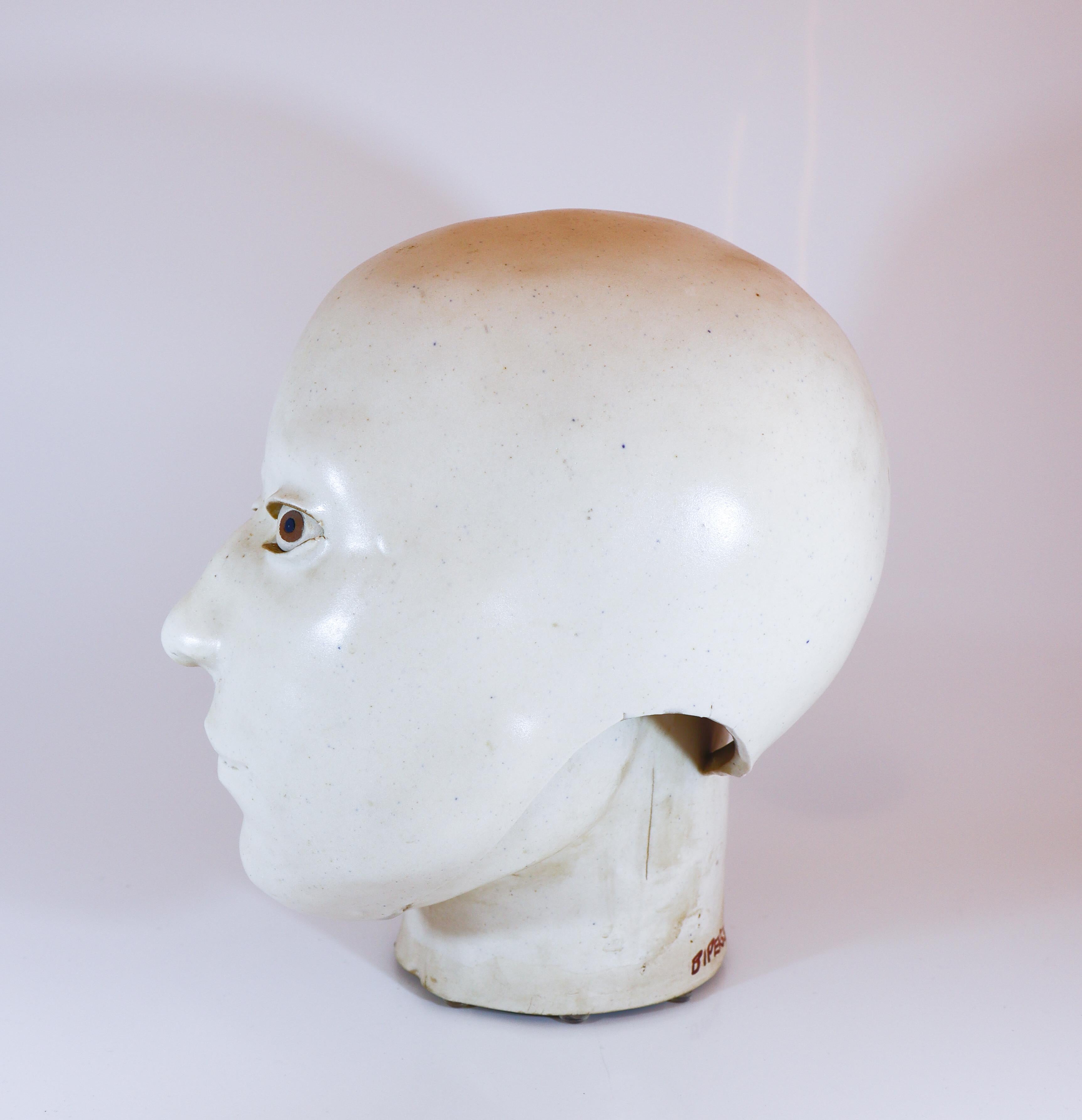 A Unique Ceramic Sculpture -  Abstract Face by Britt-Ingrid Persson Sweden For Sale 1
