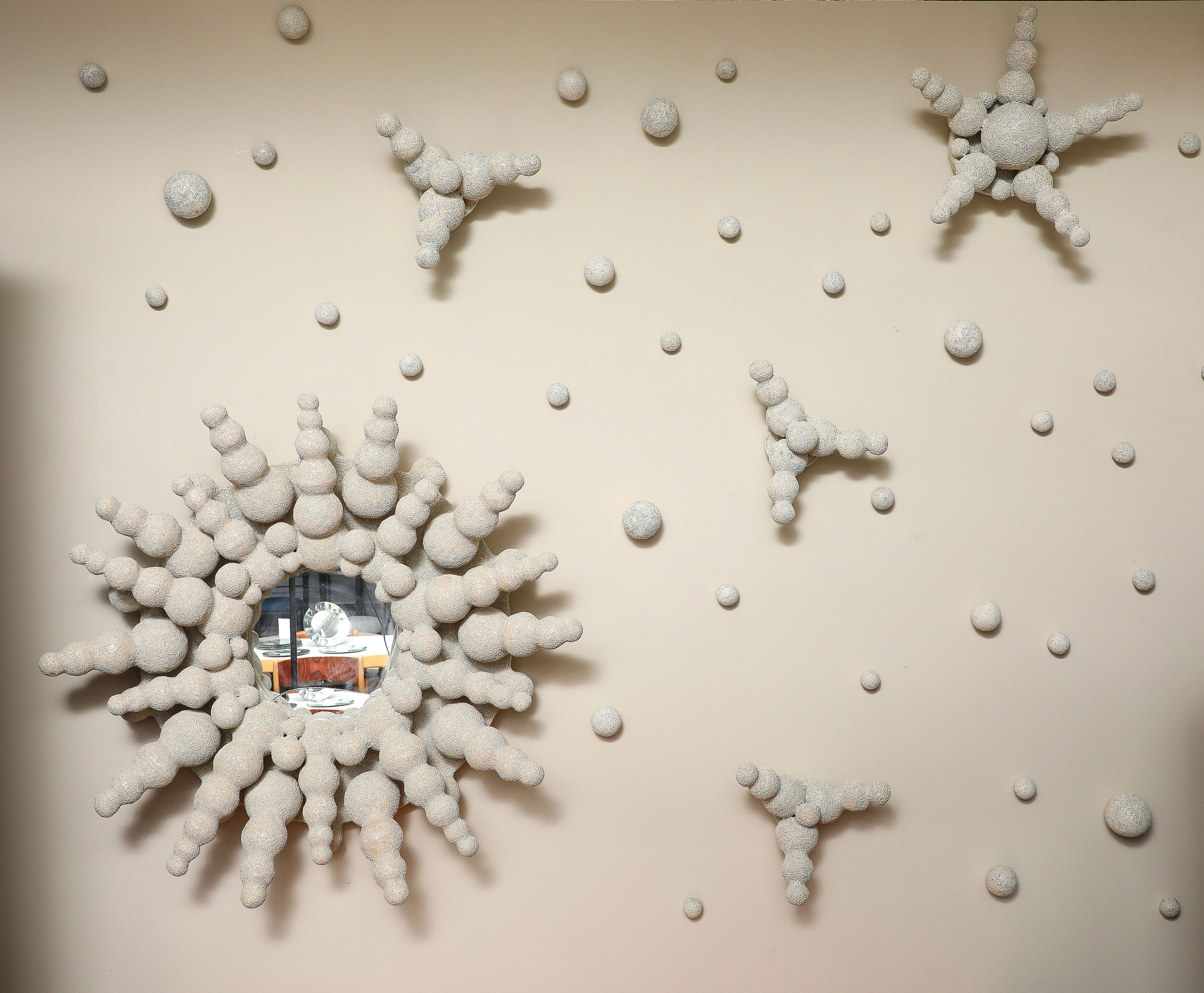 A Unique Ceramic Wall Sculpture Installation, By Shizue Imai