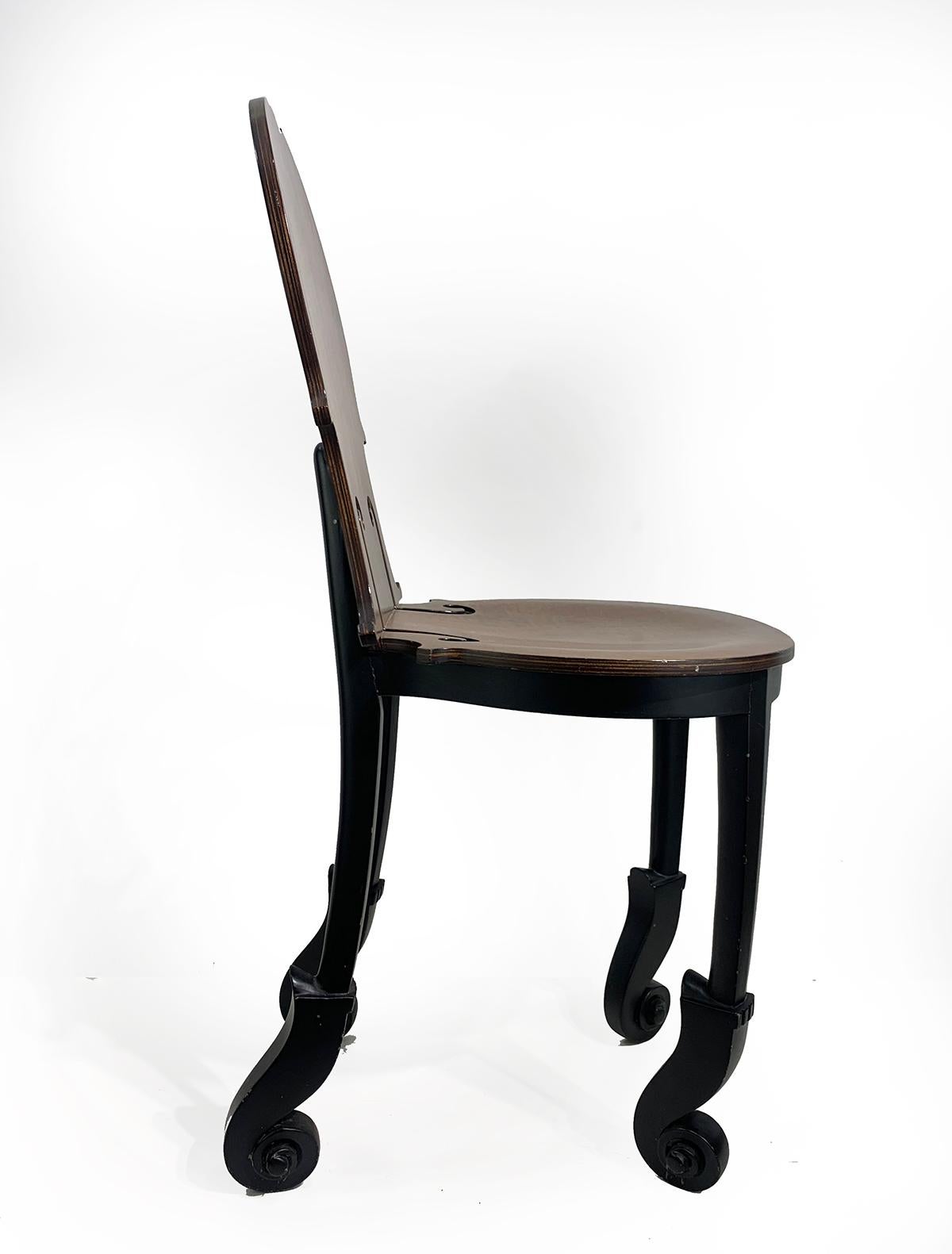 Unique Creation of Arman, 'CELLO' Chair, Editions Hugues Chevalier 1