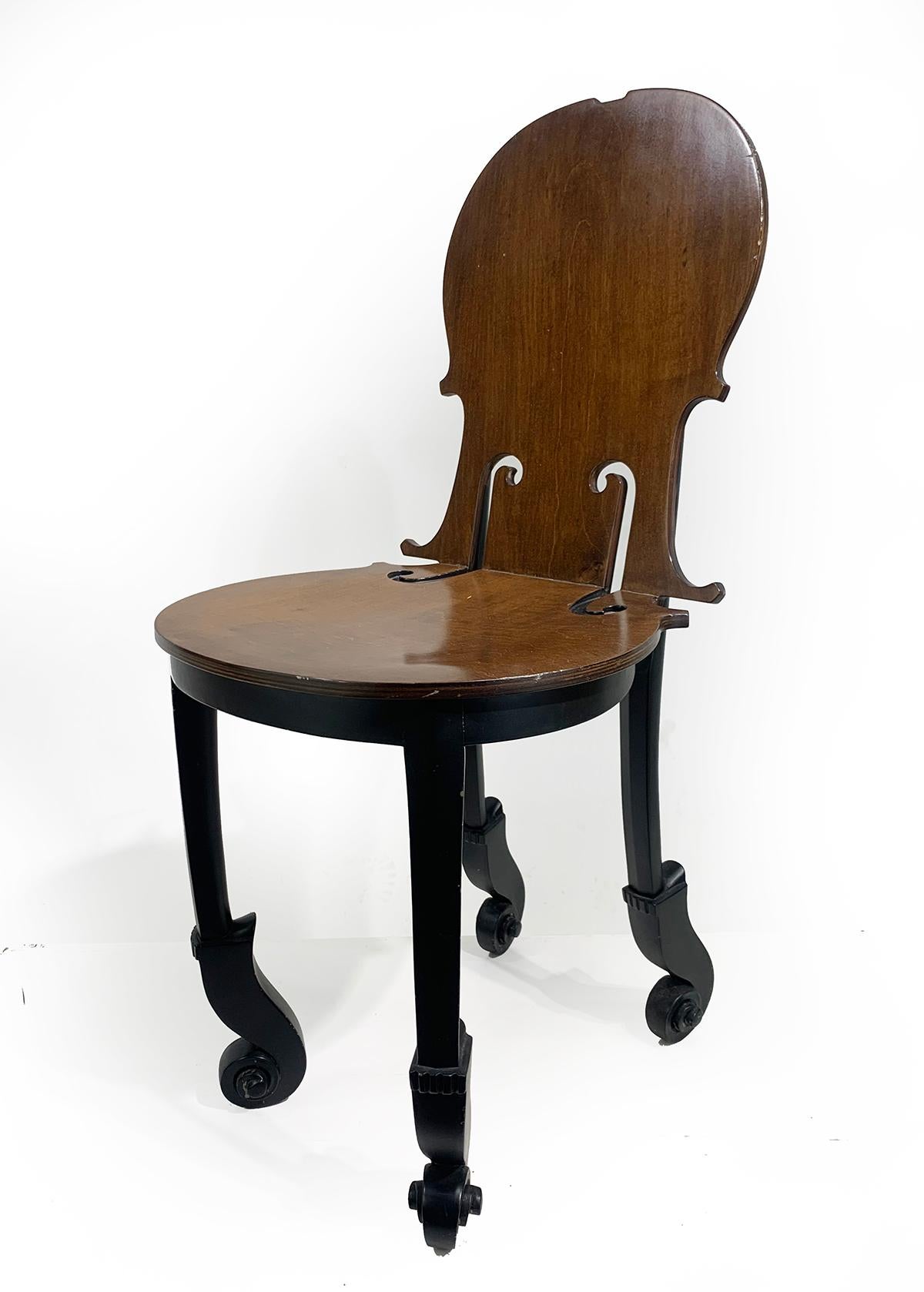 20th Century Unique Creation of Arman, 'CELLO' Chair, Editions Hugues Chevalier