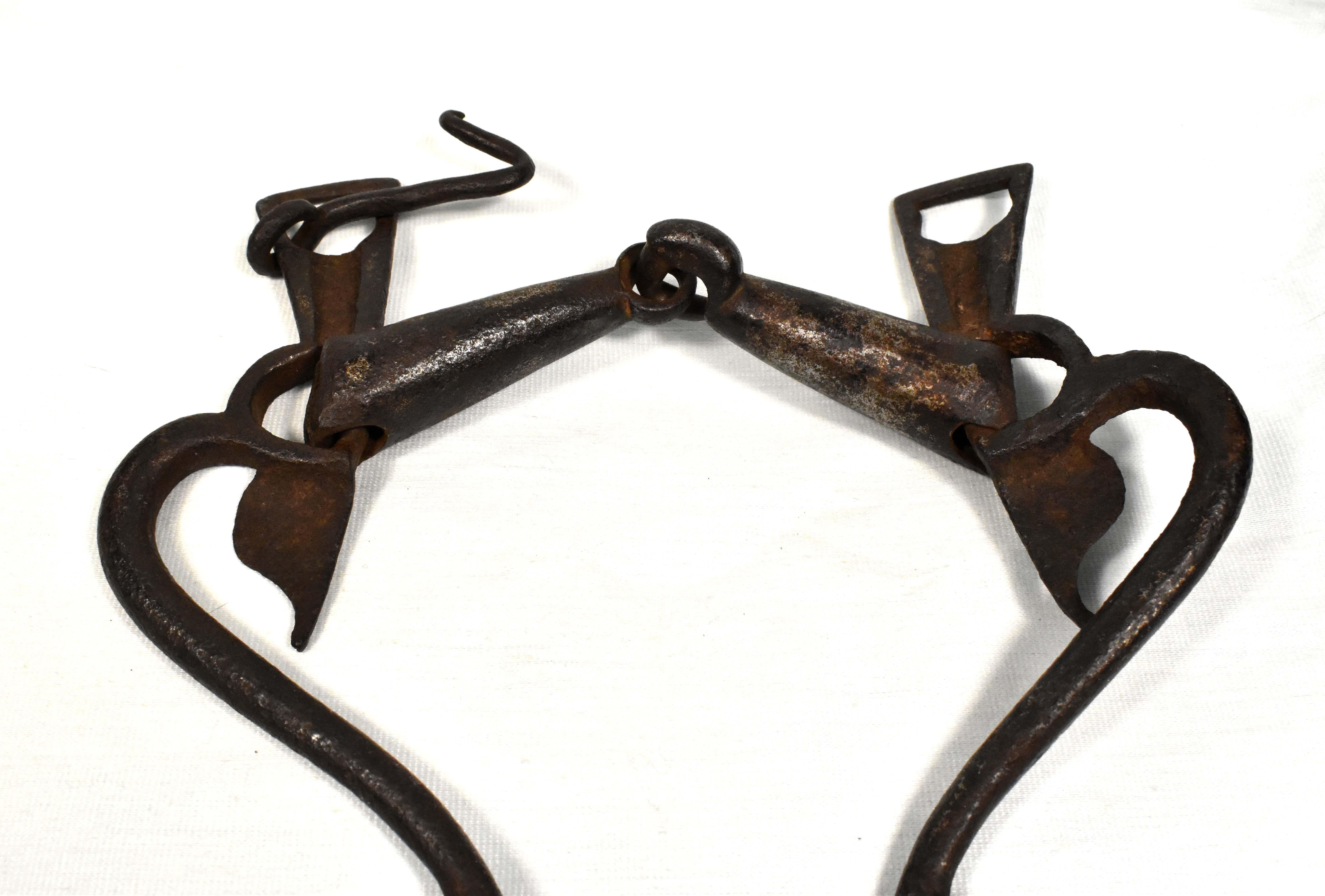 18th Century and Earlier Unique Historical Horse Bit from the 16th-17th Century For Sale