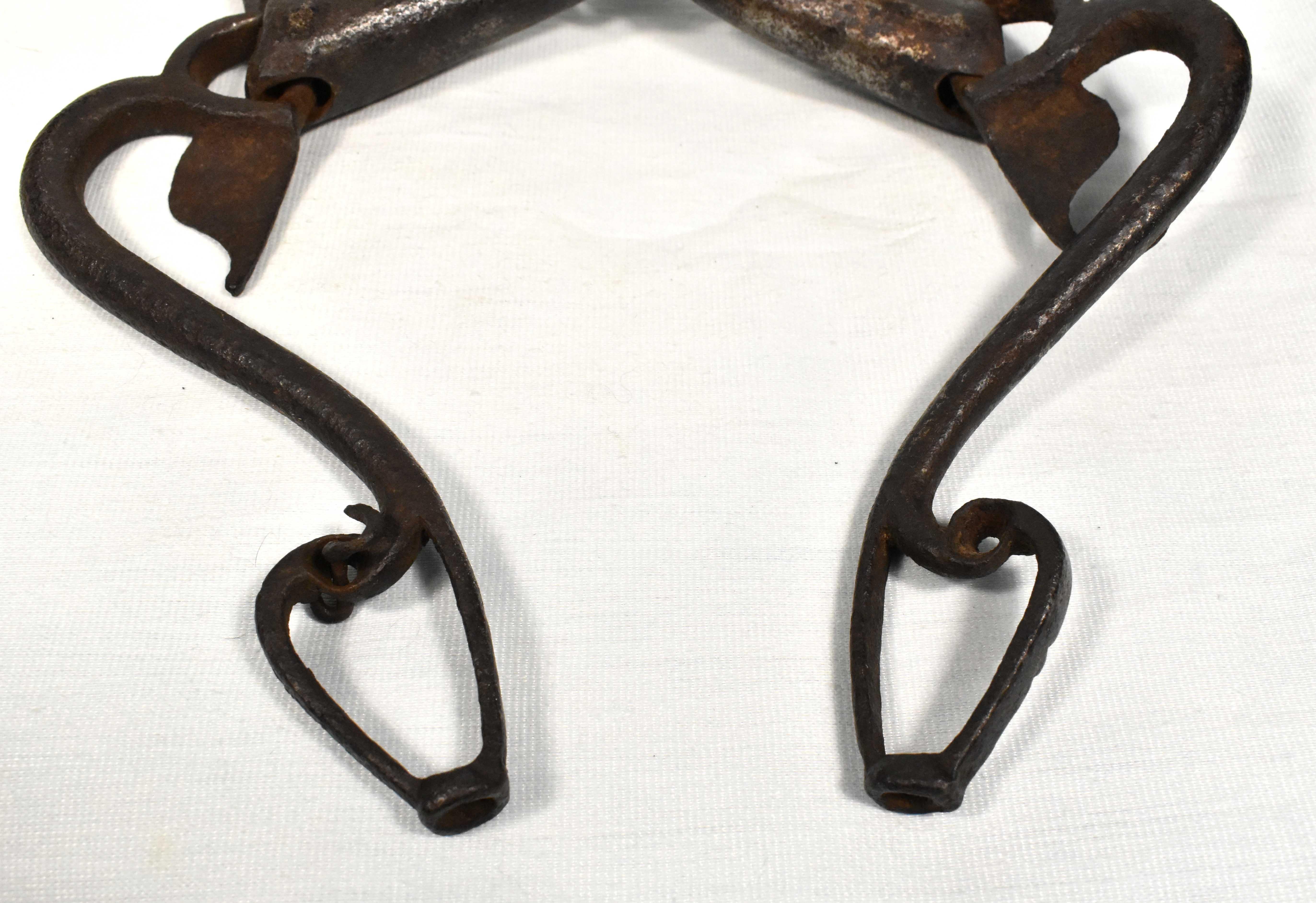 Metal Unique Historical Horse Bit from the 16th-17th Century For Sale