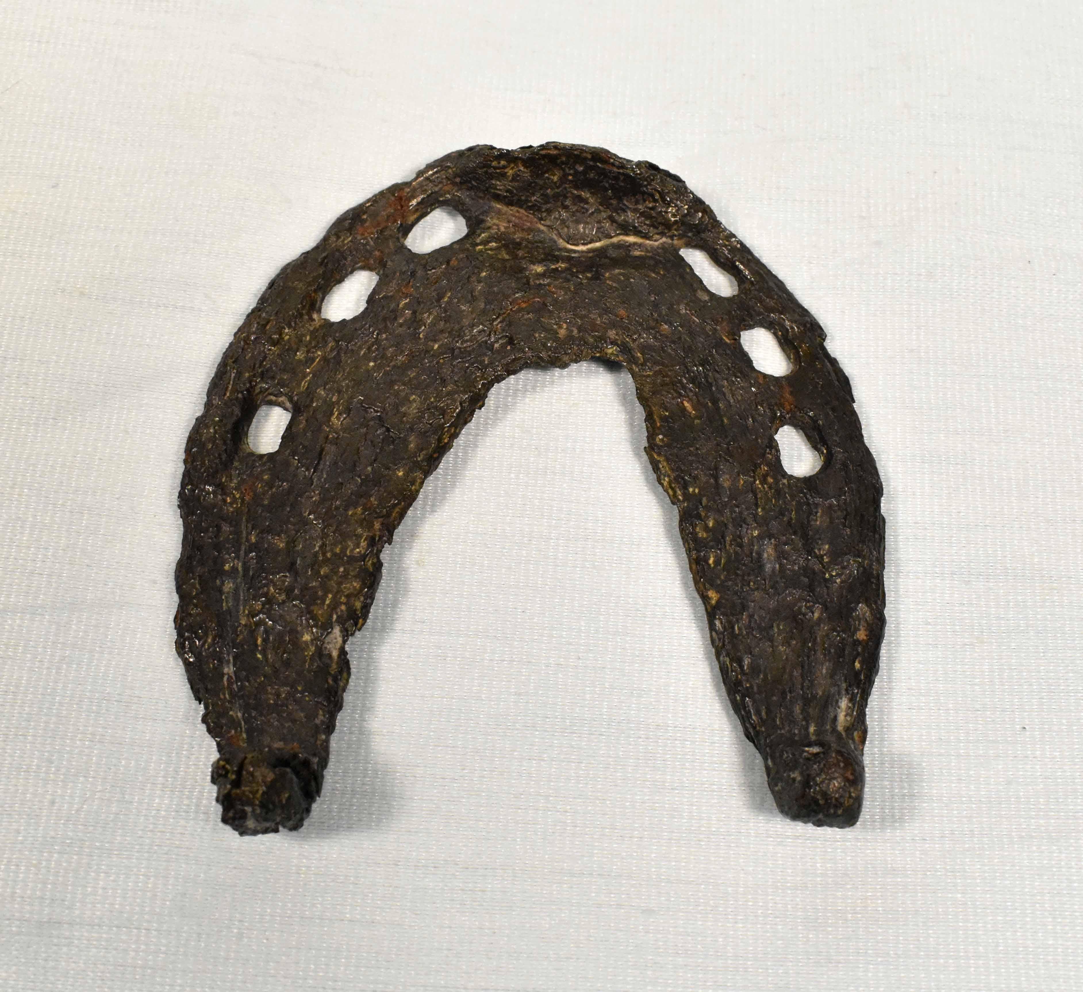 Unique Historical Riding Spur of the 16-17th Century+ Horseshoe For Sale 9