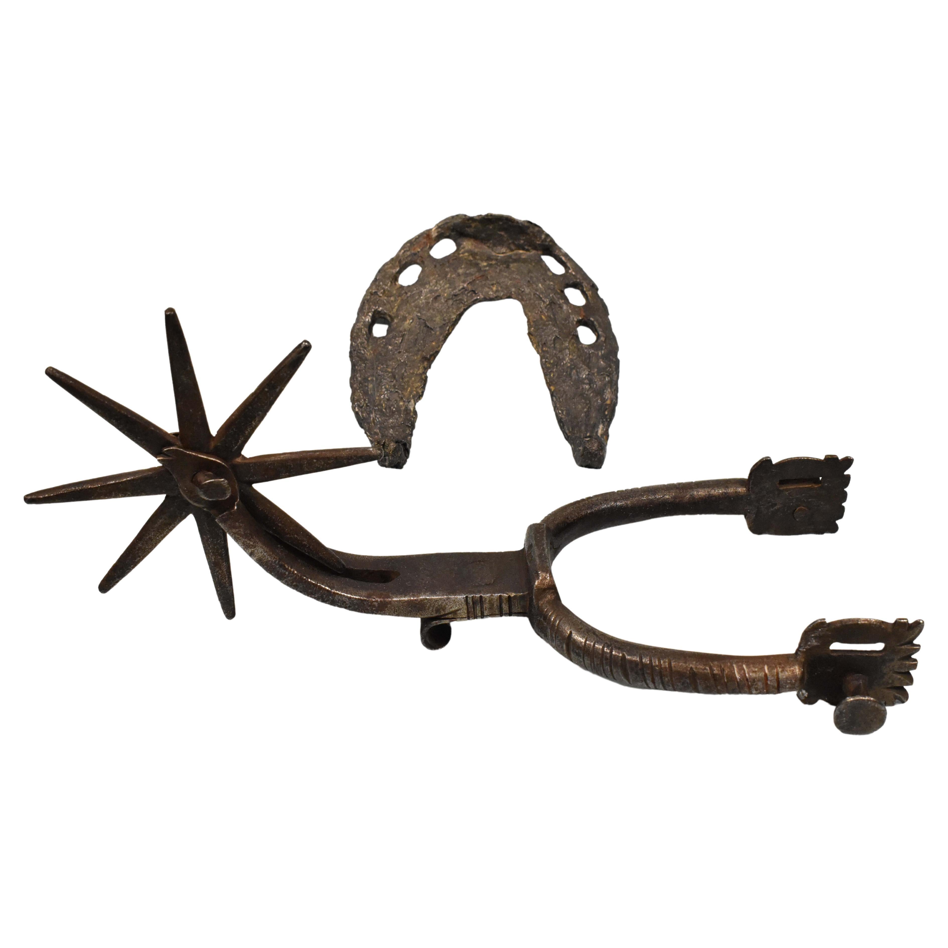 Unique Historical Riding Spur of the 16-17th Century+ Horseshoe