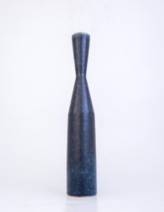 A Unique, Large, Blue Ceramic Vase - Carl-Harry Stålhane Rörstrand 1960