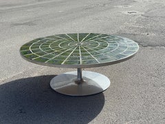 Unique Low Danish Sofa Table from 1960´s, Decorated by Bjørn Wiinblad