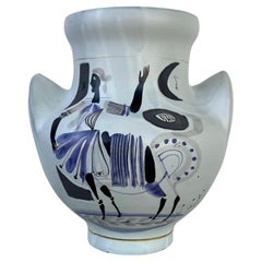 A unique " Oreille" vase by Roger Capron, Vallauris, 1960.