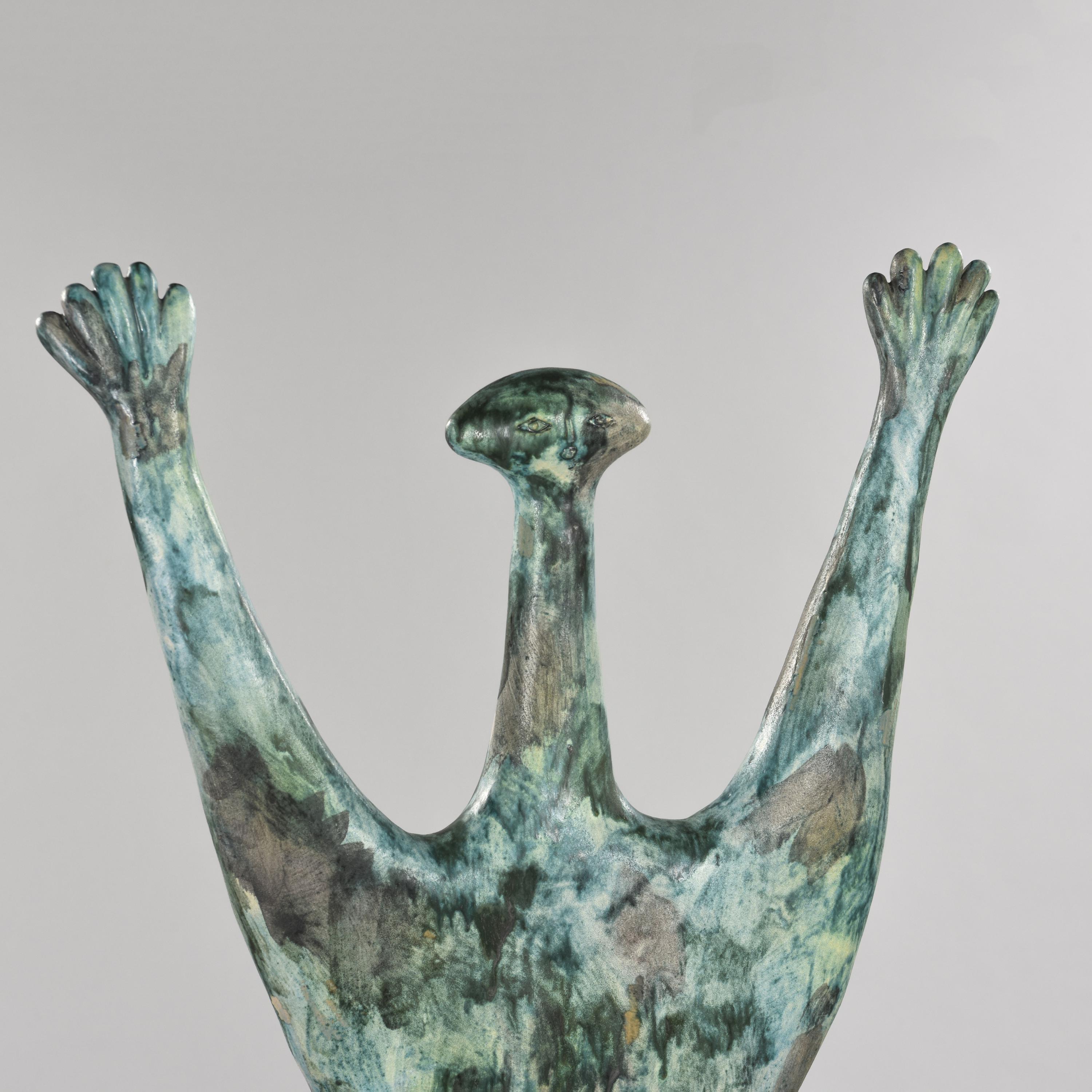 Italian A Unique Piece, Ceramic Sculpture by Alvigno Bagni, 1964