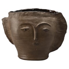 A Unique Piece : "Visage" Vase by Robert and Jean Cloutier, circa 1960