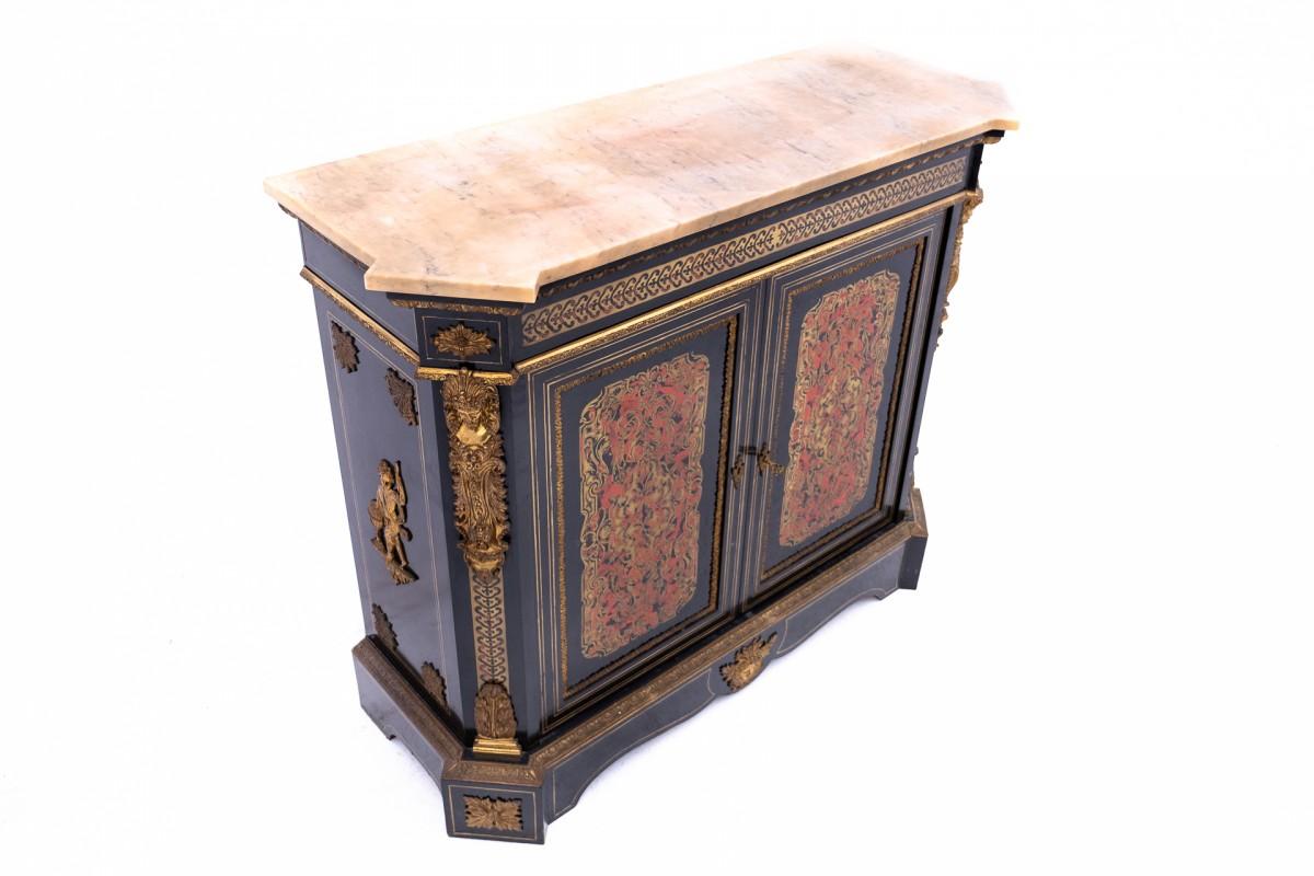 French A unique set of Boulle chests of drawers, France, circa 1860. For Sale
