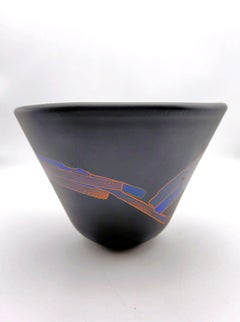 A unique studio glass object Contiguous Fragments by Joel Philip Myers, 1980