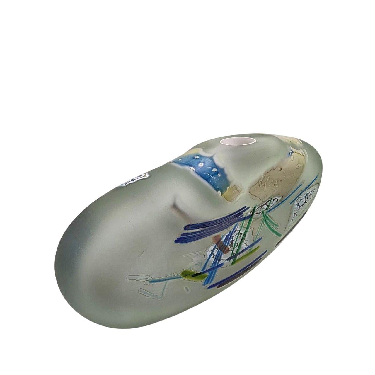 A unique studio glass object from his 