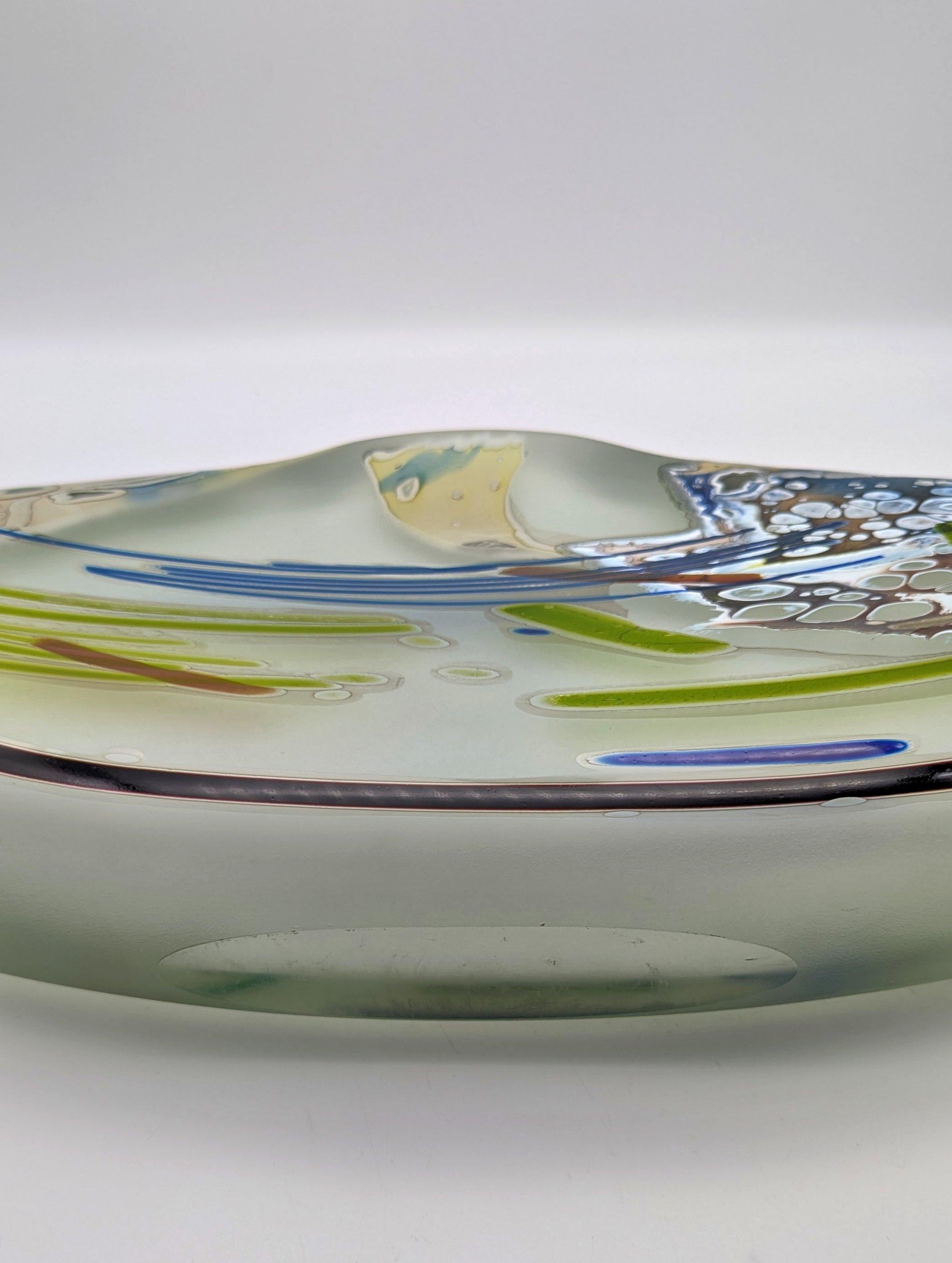 A unique studio glass object Contiguous Fragments by Joel Philip Myers, 1987 In Good Condition For Sale In Aachen, DE