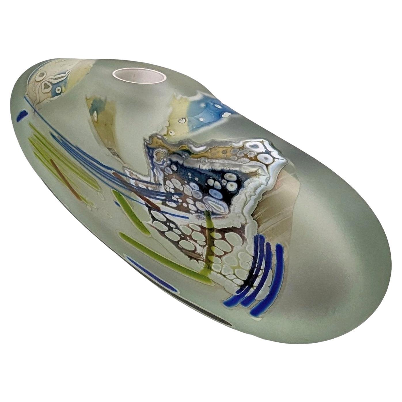 A unique studio glass object Contiguous Fragments by Joel Philip Myers, 1987 For Sale