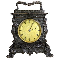 Antique A Unique Twin Fusee English Carriage Clock by James Moore French