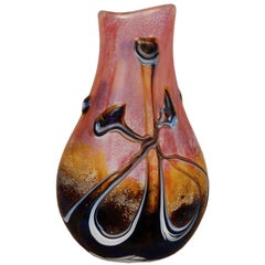 Vintage A Unique Vase Signed Michele Luzoro