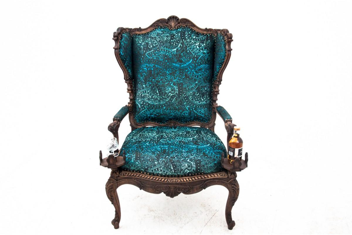 A unique wing chair, France, circa 1880. For Sale 5
