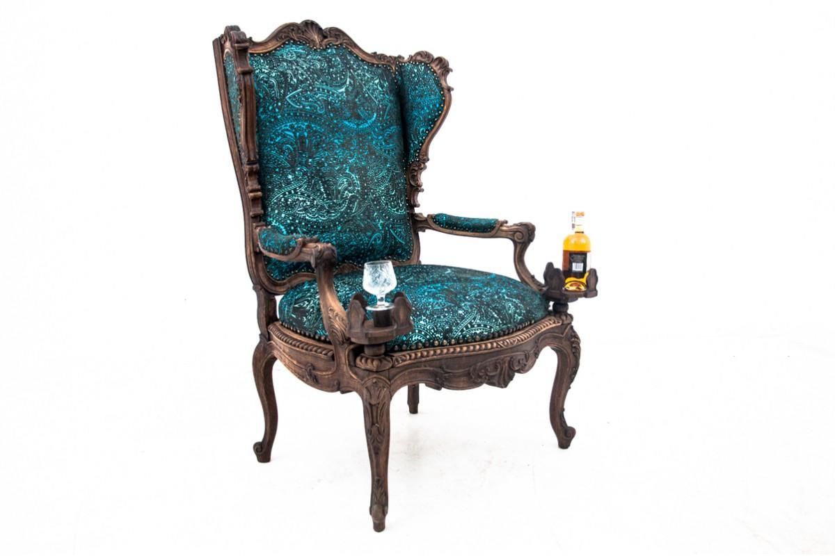 A unique wing chair, France, circa 1880. For Sale 6